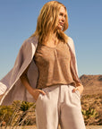 Swirling Sands Woven Tank