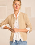 Knit Bomber Jacket - Jute