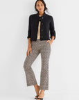 Lacy Diamonds Demi Boot Pant - Black Multi