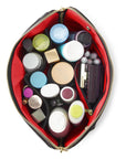 Kusshi Signature Makeup Bag - Black & Red