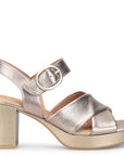 Lizzie Metallic Heel - Espresso