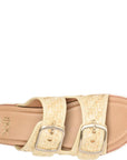 Gabby Sandal - Tan Woven