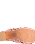 Lizzie Velvet Heel - Rose