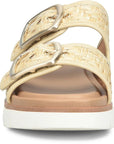 Gabby Sandal - Tan Woven