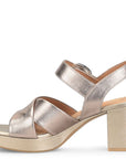 Lizzie Metallic Heel - Espresso