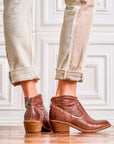 Sofft Aisley Perf Bootie - Apricot