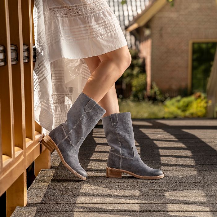 Tabitha Boot - Washed Indigo