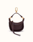 Mia Micro Bag Charm - Dark Cherry
