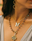 16" Unbound Butterfly Neck