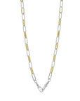 18" Twisted Link Everything Necklace - Ceramic Coated