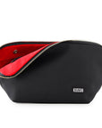 Kusshi Signature Makeup Bag - Black & Red