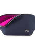 Kusshi Signature Makeup Bag - Navy & Pink