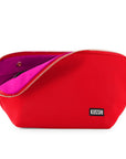 Kusshi Signature Makeup Bag - Red & Pink