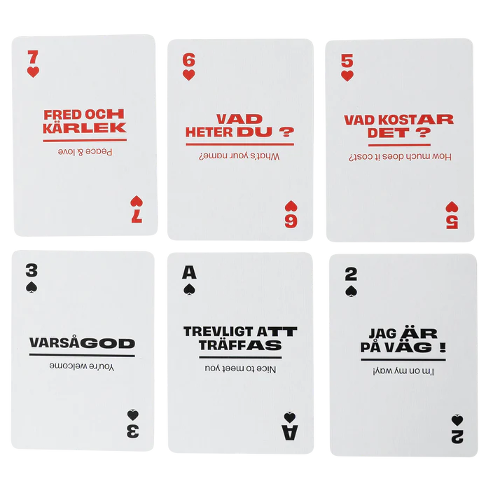 LINGO Playing Cards - Swedish