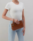 Daisy Daze Large Wristlet - Truffle
