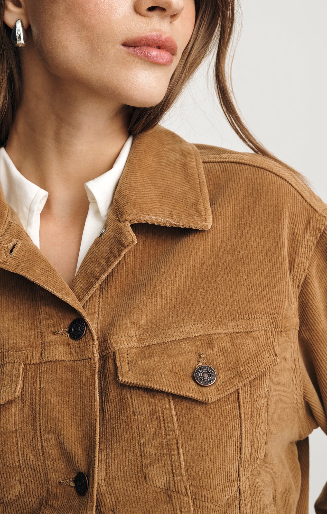 Megi Camel Corduroy Jacket
