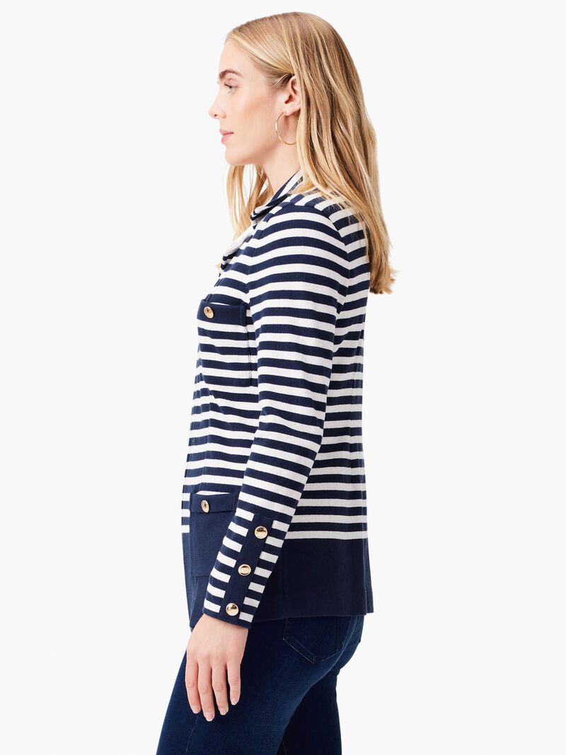 Striped City Charm Blazer