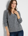 Shaker Sweater - Indigo