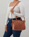 Sheila Medium Satchel - Harvest Wheat