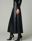 Tavi Vegan Leather Skirt