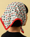 Red Tulip Cotton Bandana