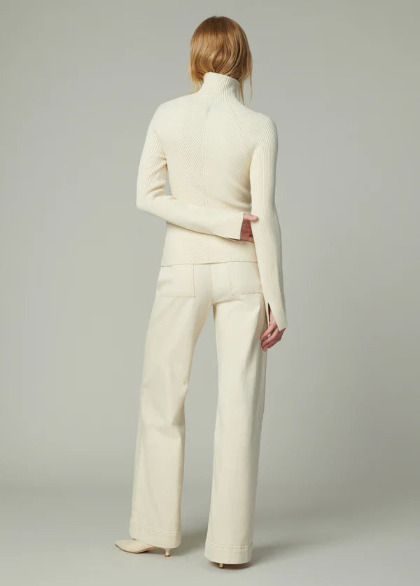 Palmer Turtleneck Sweater - Milk