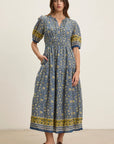 Natalia Maxi Dress - Blue Floral