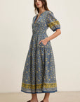 Natalia Maxi Dress - Blue Floral