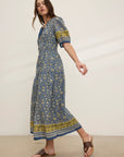 Natalia Maxi Dress - Blue Floral