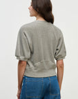 Avis Velour Sweatshirt - Heather Grey
