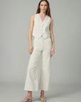 Relaxed Tailored Vest - Natural Stripe