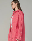 Boyfriend Button Down - Cherry