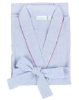 Seersucker Robe - Blue