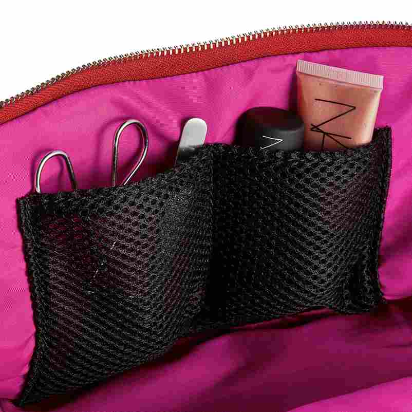 Kusshi Everyday Makeup Bag - Red & Pink