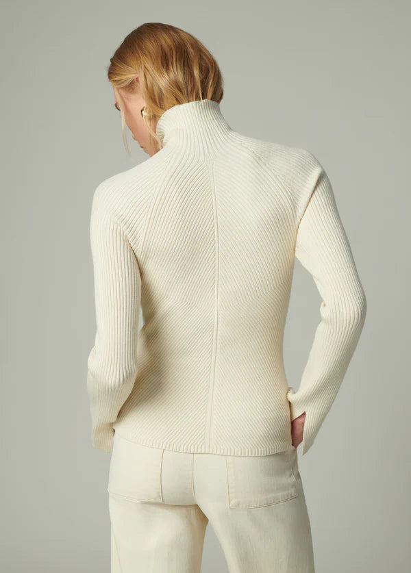 Palmer Turtleneck Sweater - Milk