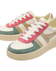 Gola Grandslam Off White, Green Mist, Gold & Salmon
