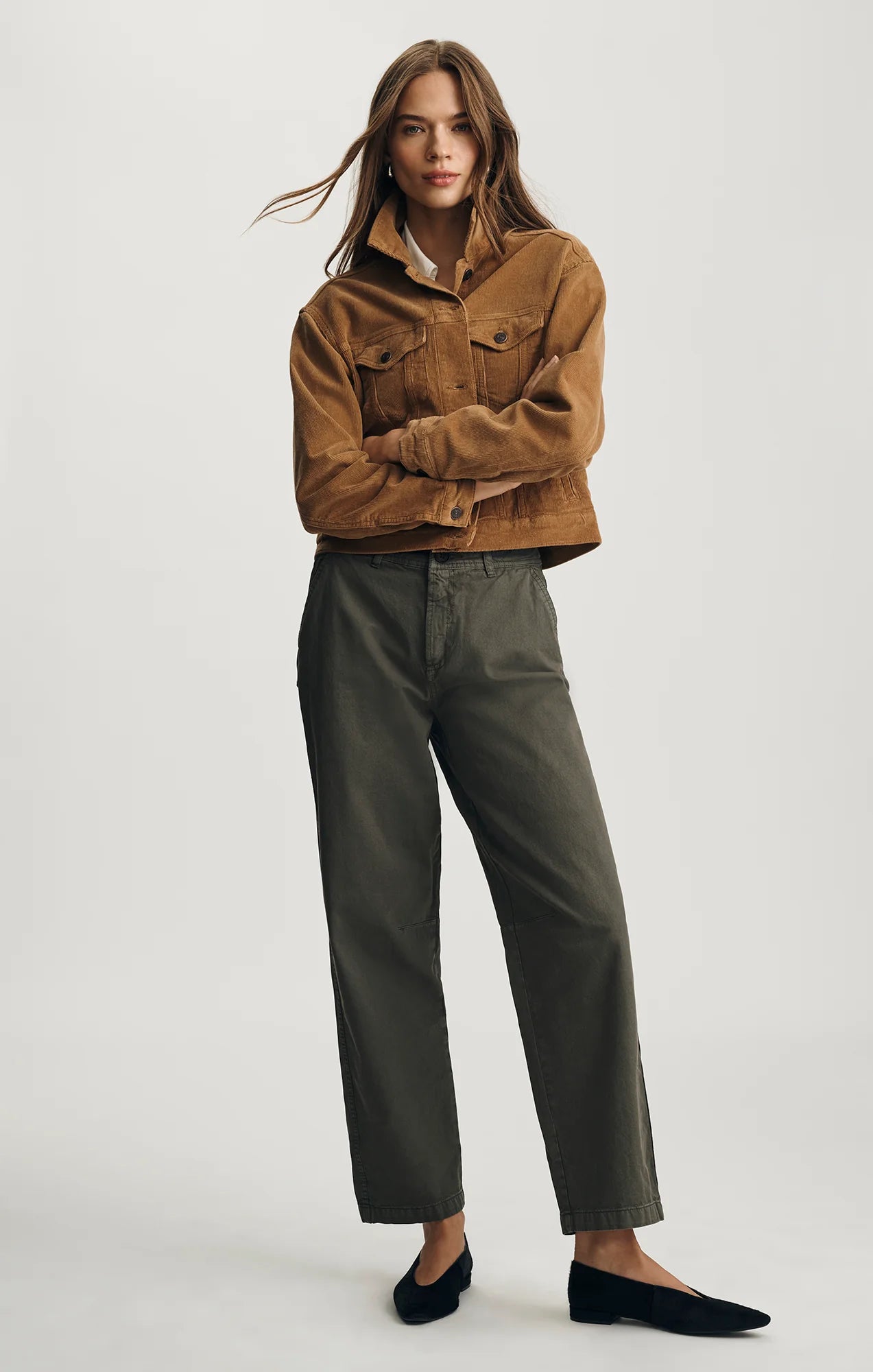 Megi Camel Corduroy Jacket