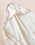 Layette Hooded Towel - Strawberry
