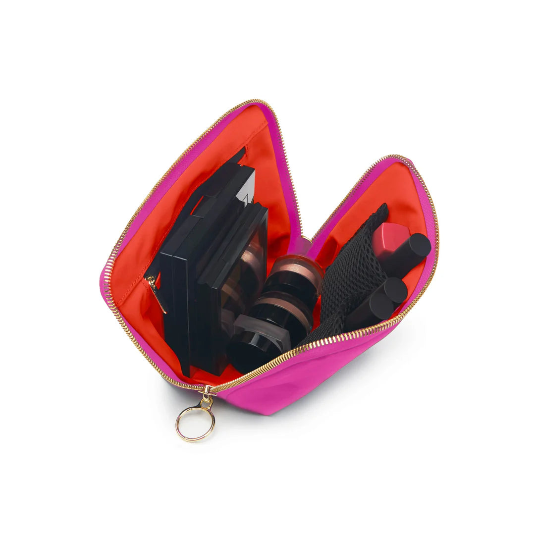 Kusshi Everyday Makeup Bag - Bubble Gum & Orange