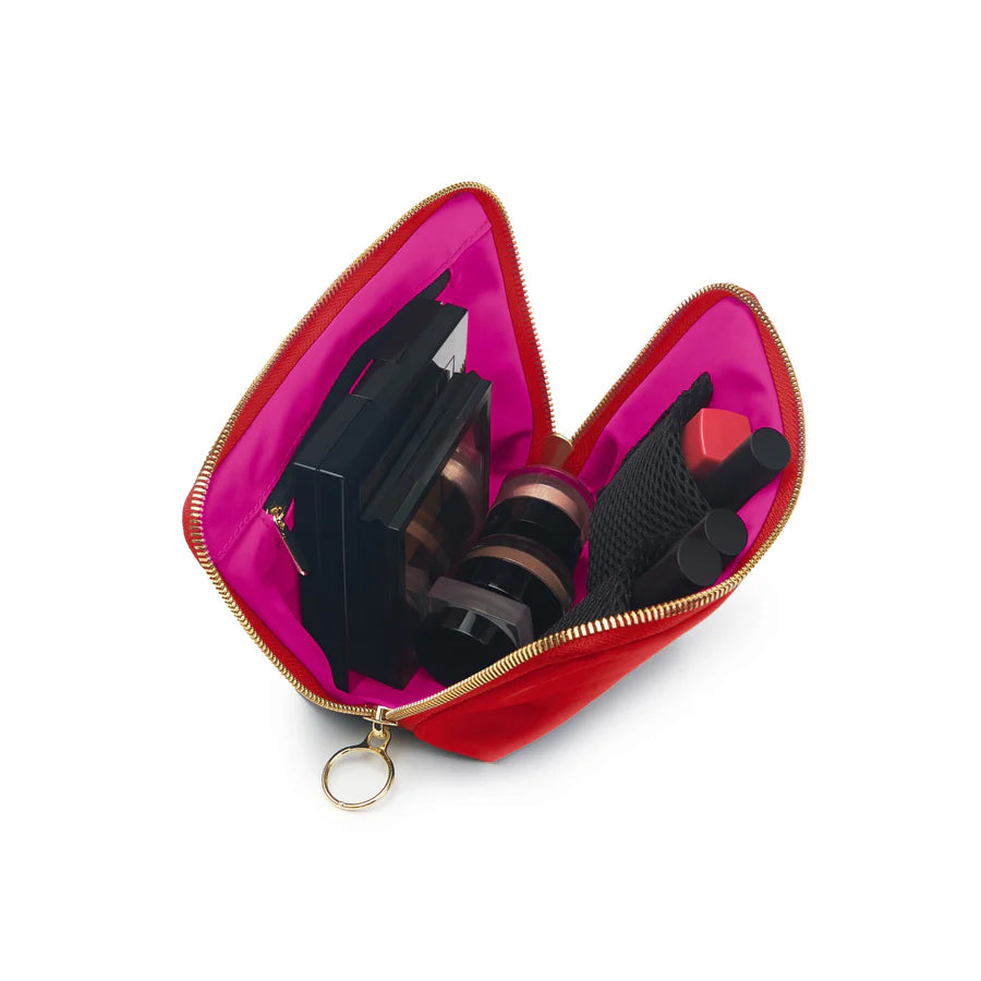 Kusshi Everyday Makeup Bag - Red & Pink