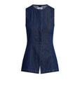 Seamed Denim Tunic