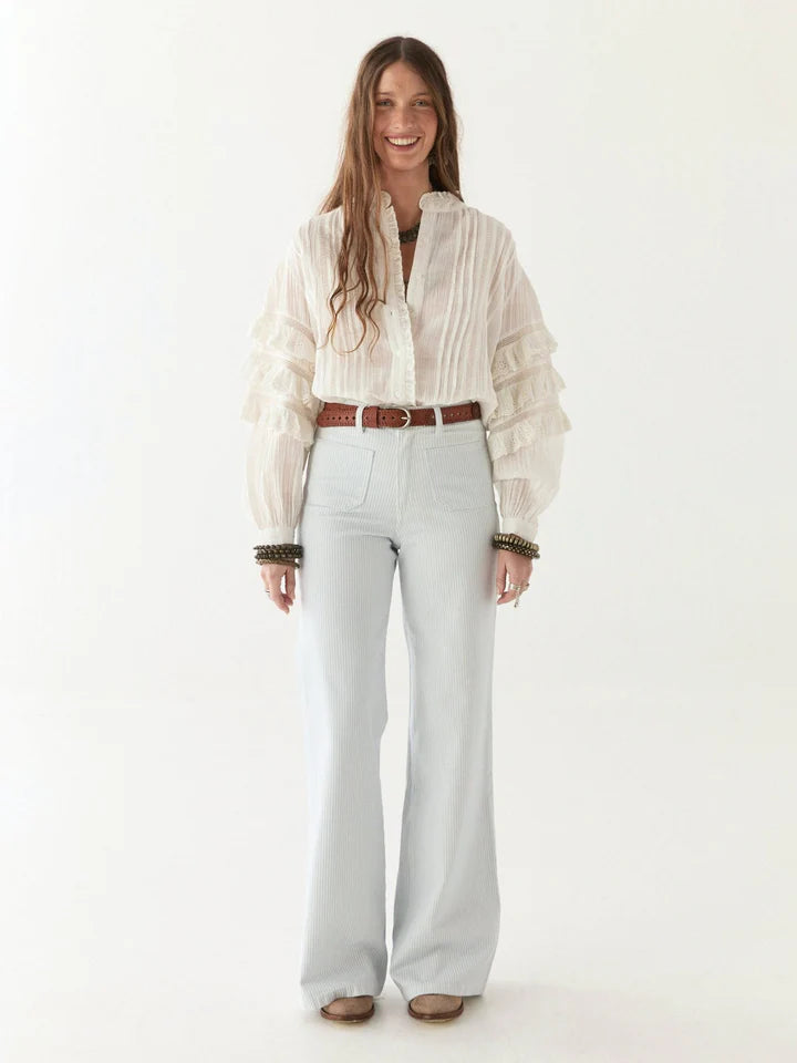 Omara Blouse - Cuban Schiffli