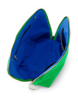 Kusshi Signature Makeup Bag - Kelly Green & Navy