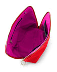 Kusshi Signature Makeup Bag - Red & Pink