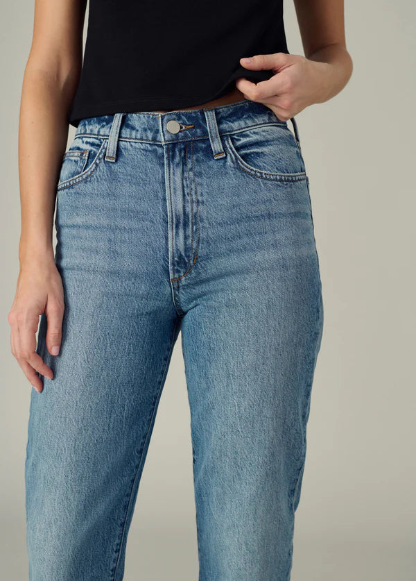 Margot Cuffed Straight Jeans - Showdown