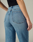 Margot Cuffed Straight Jeans - Showdown