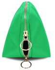 Kusshi Signature Makeup Bag - Kelly Green & Navy