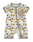 Shortie Romper - Jungle Friends