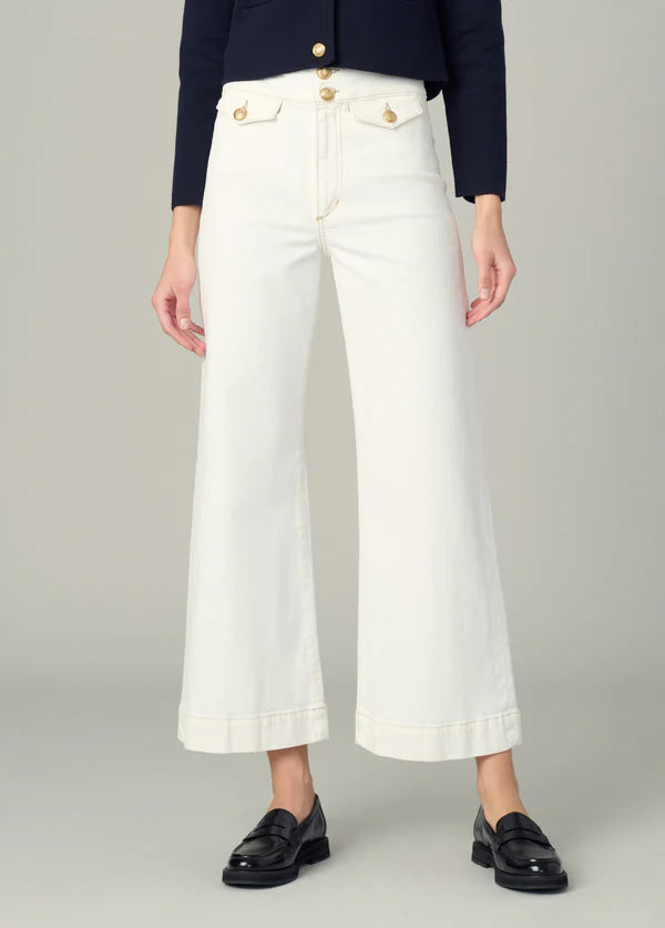 Ellia Wide Leg Ankle - Milk