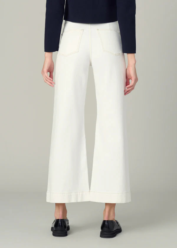 Ellia Wide Leg Ankle - Milk